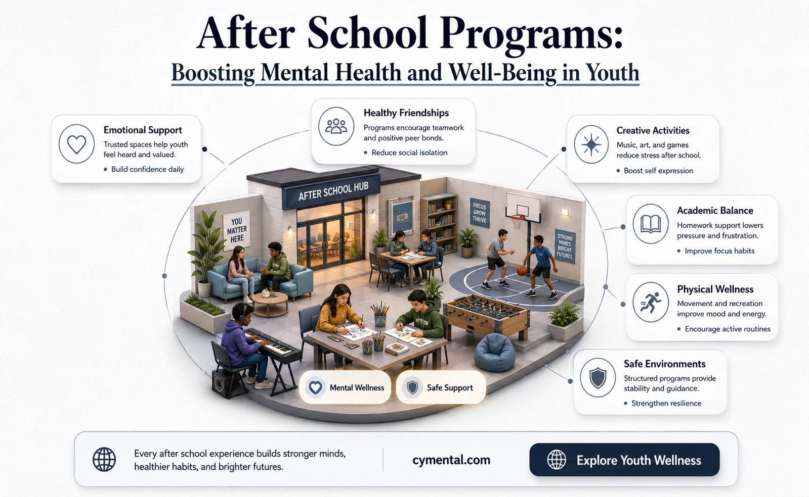 how after school helps mental health