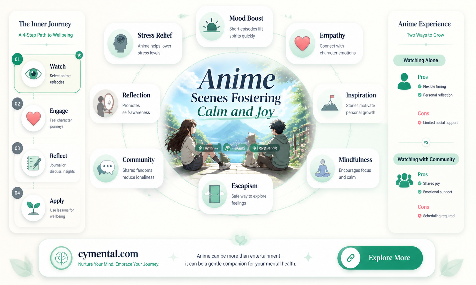 can anime help with mental health