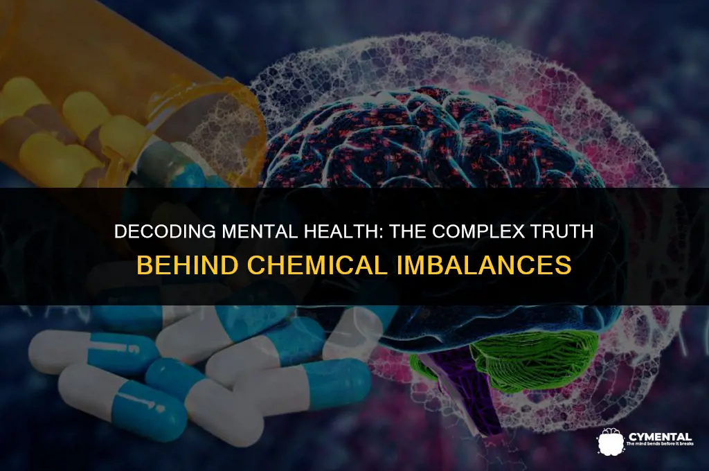 are all mental disorders chemical imbalances