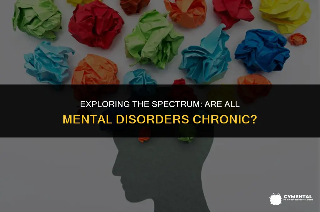 are all mental disorders chronic