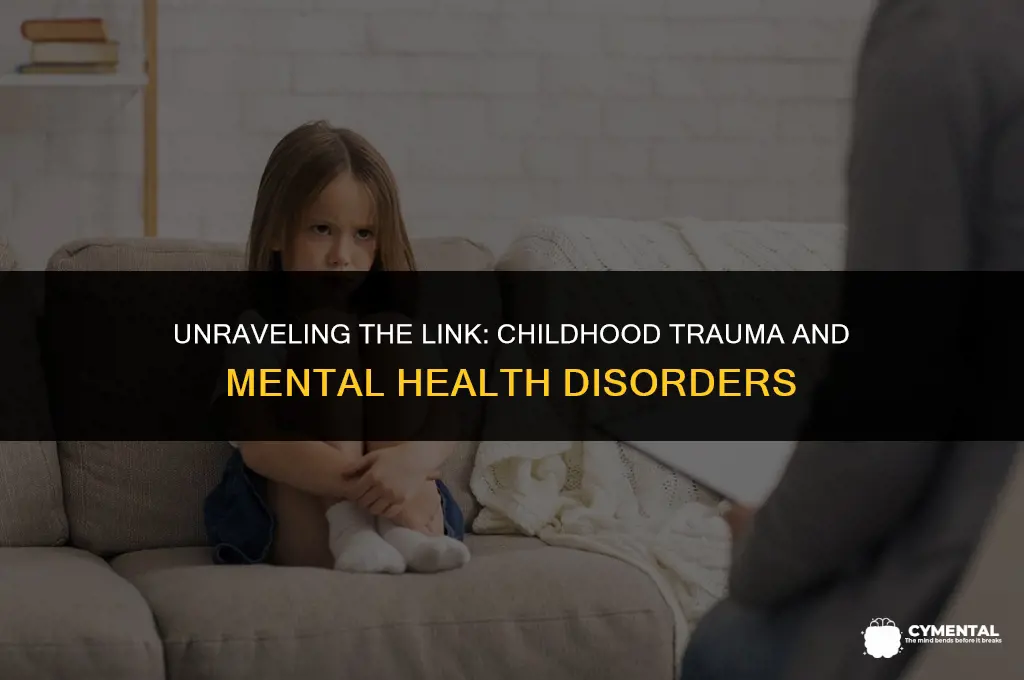 are all mental disorders from past childhood trauma