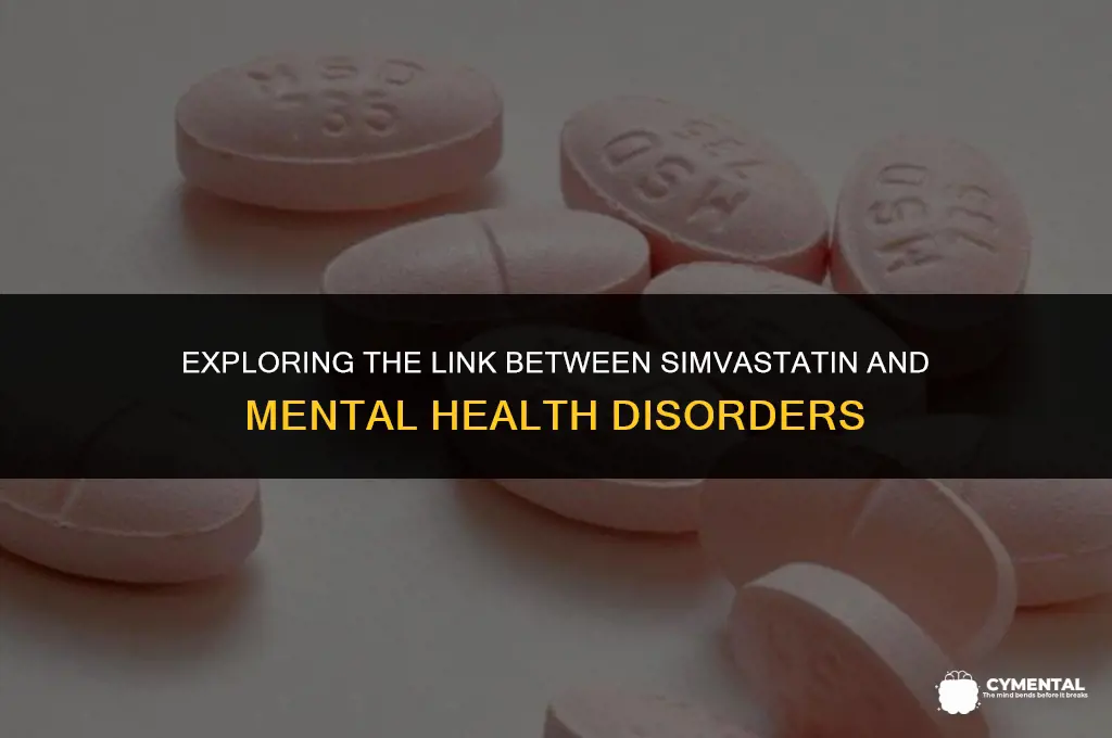 are any mental disorders from simvastatin