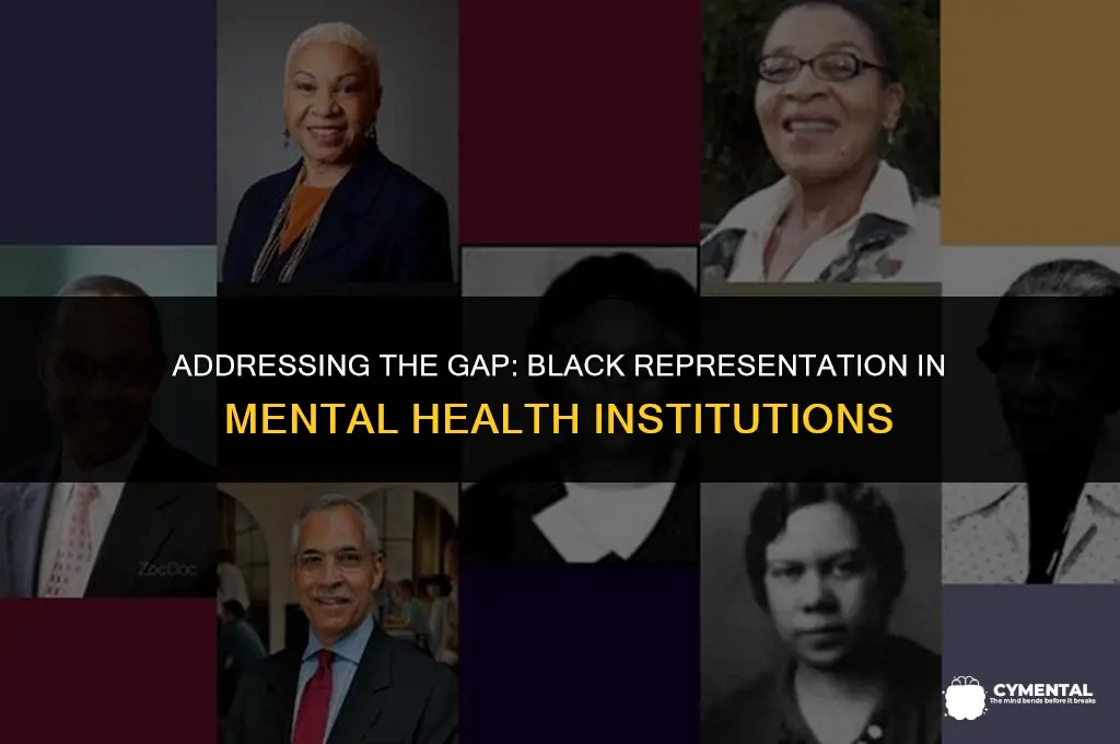 are black persons underrepresented in mental health institutions