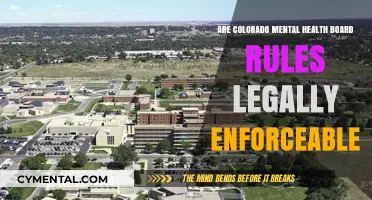 Exploring the Legalenforceability of Colorado Mental Health Board Rules