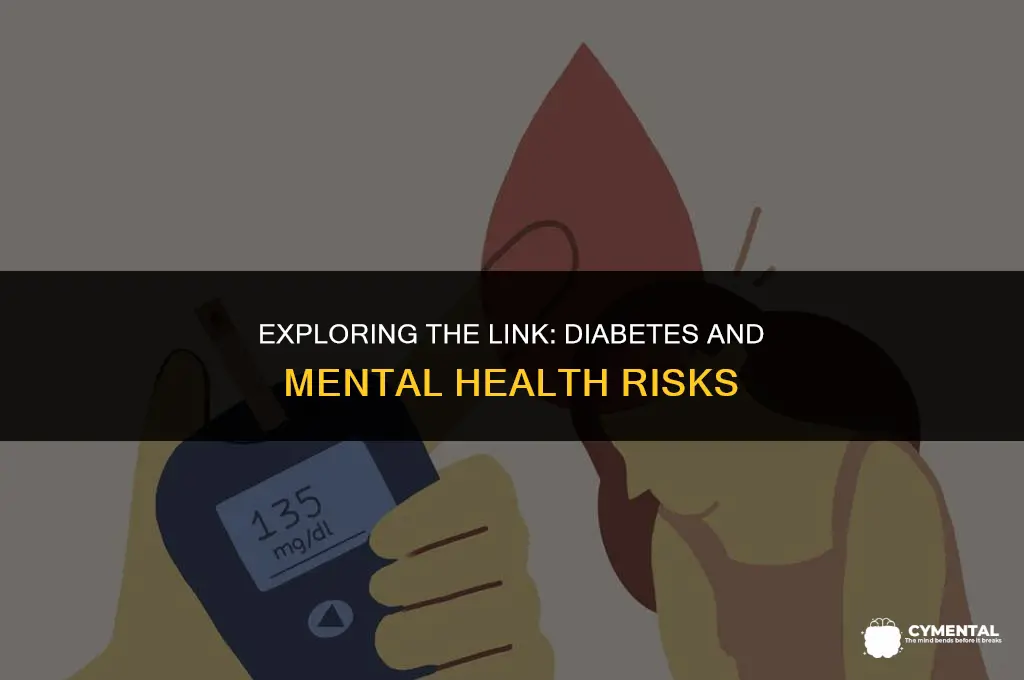 are diabetics more at risk for mental disorders
