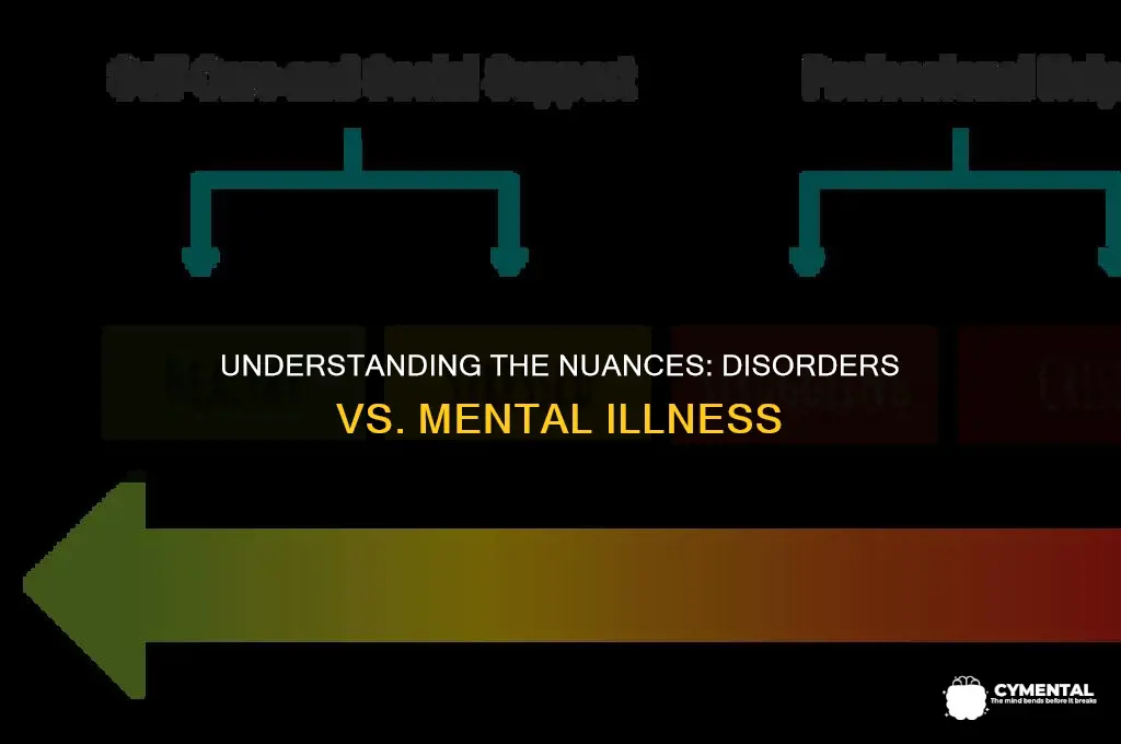 are disorders and mental illness the same