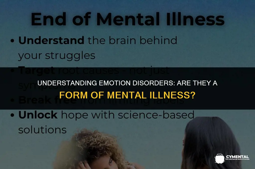 are emotion disorders mental illness
