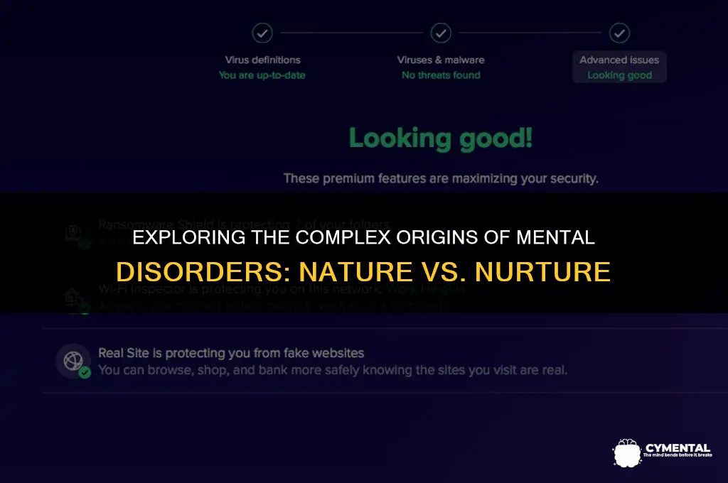 are many mental disorders learned