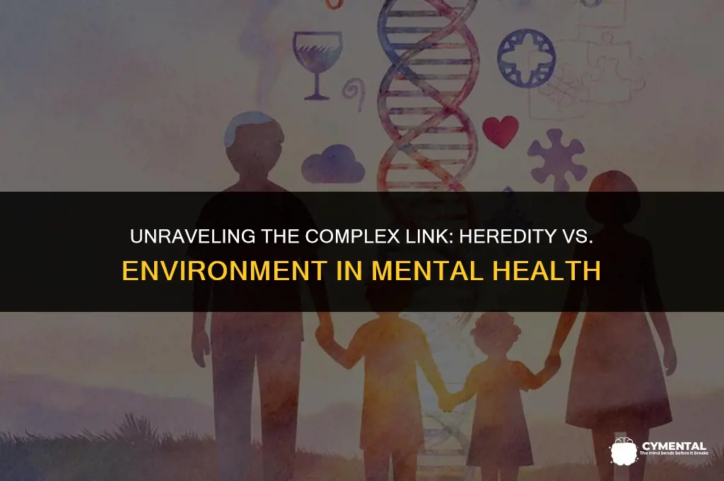 are mental disorders caused by heredity or enviornment