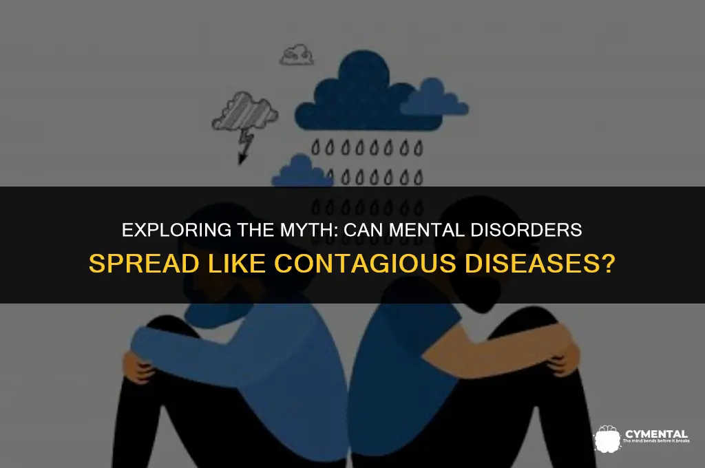 are mental disorders contagious