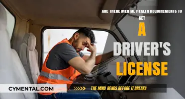 Exploring Mental Health Prerequisites for Obtaining a Driver's License
