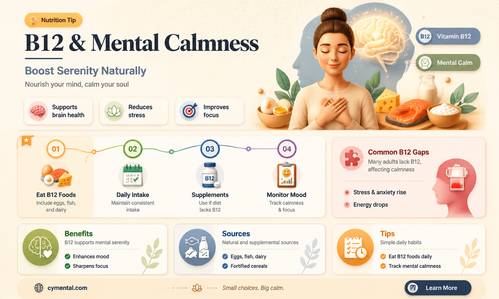 does b12 help mental calmness