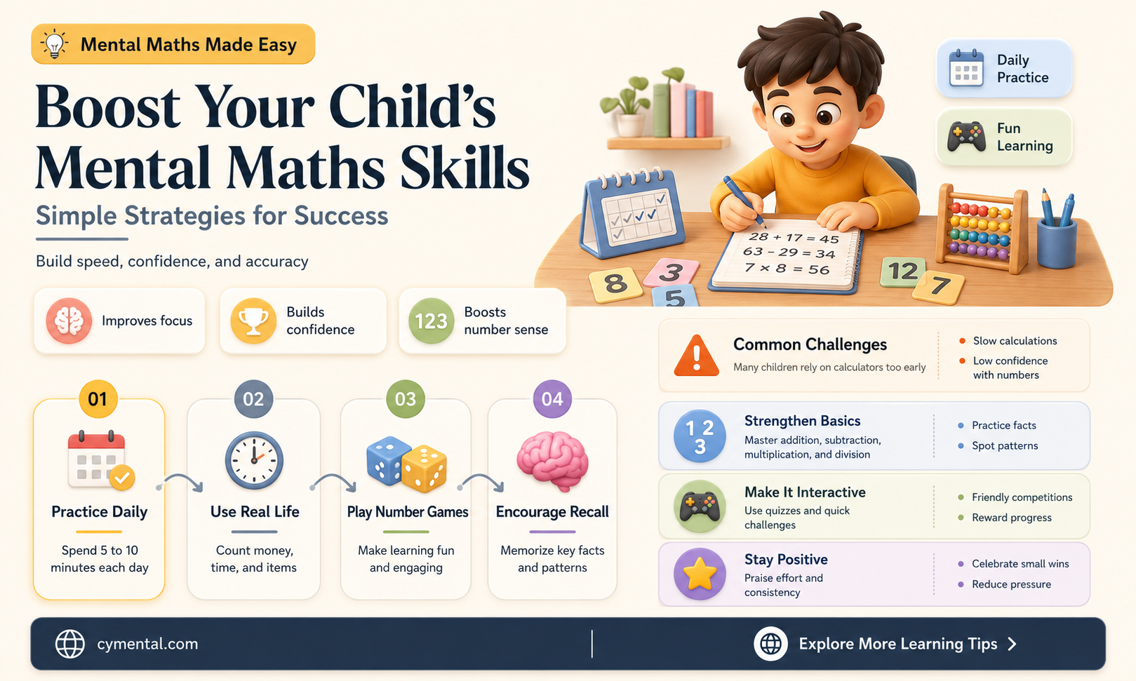 how can i help my child with mental maths