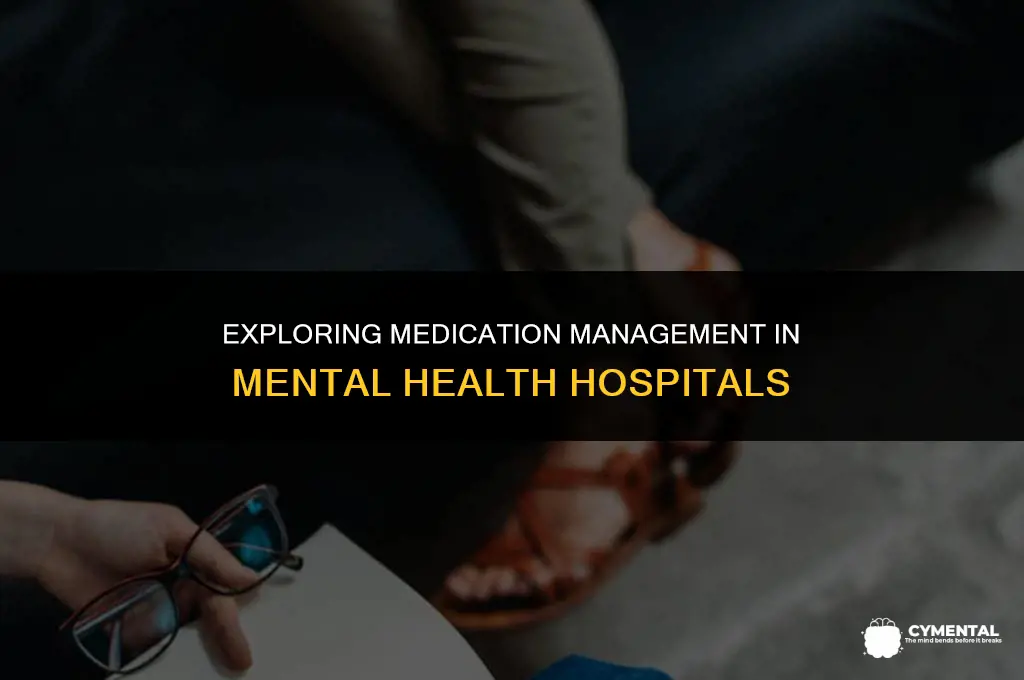 can a mental health hospital take you off drugs
