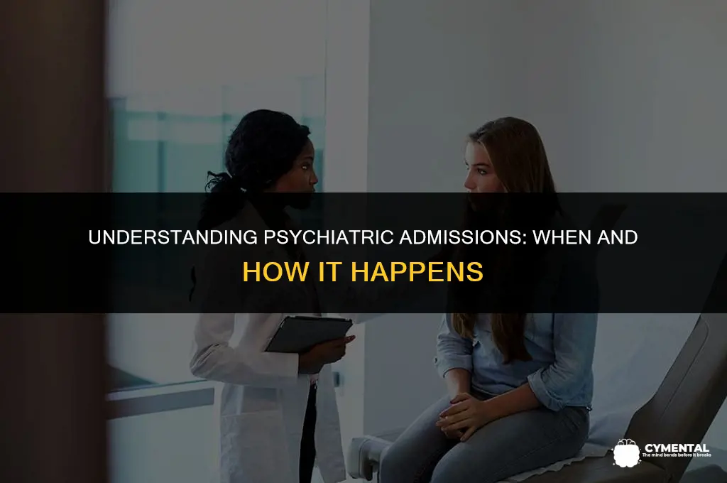 can a psychiatrist admit you to a mental hospital
