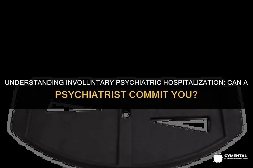 can a psychiatrist check you in a mental hospital involuntary