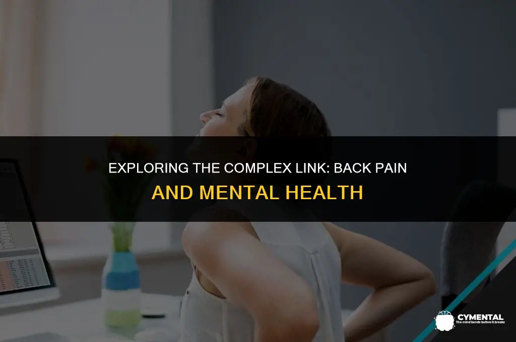 can back pain cause mental illness