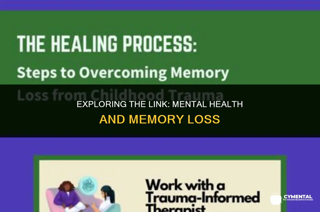can bad mental health cause memory loss