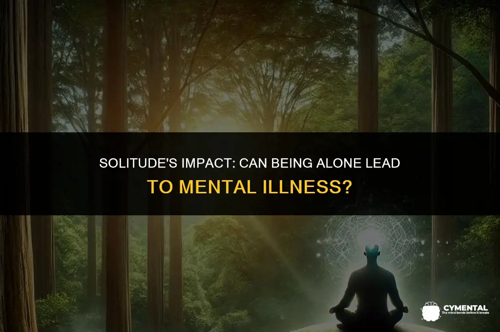 can being alone cause mental illness
