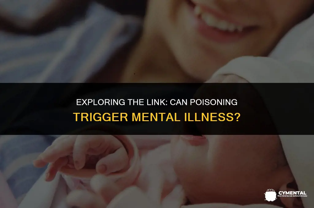 can being posioned cause mental illness