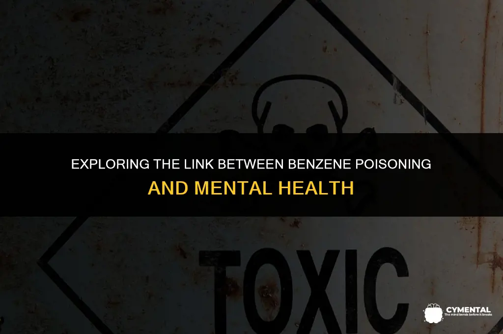 can benzene poisoning cause mental illness