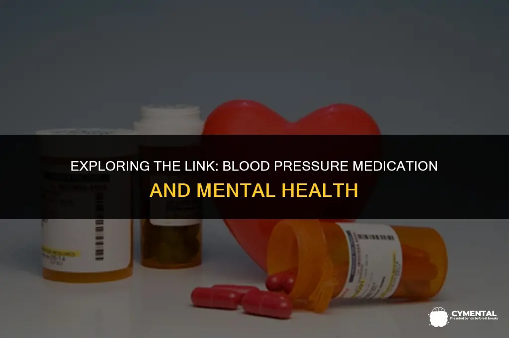 can blood pressure medicine cause mental problems