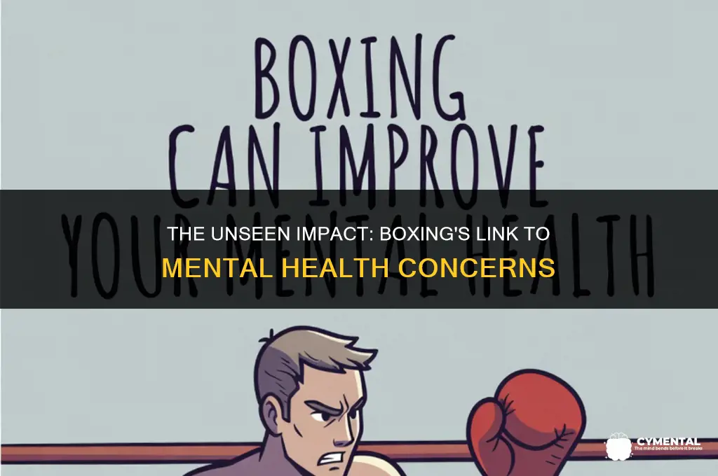 can boxing cause mental illness