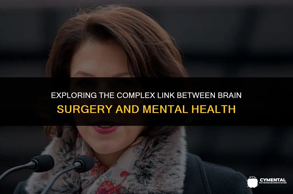 can brain surgery cause mental illness