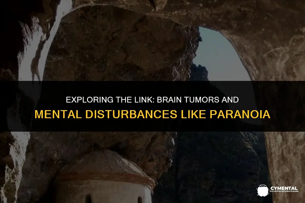 can brain tumors cause mental disturbances such as paranoia