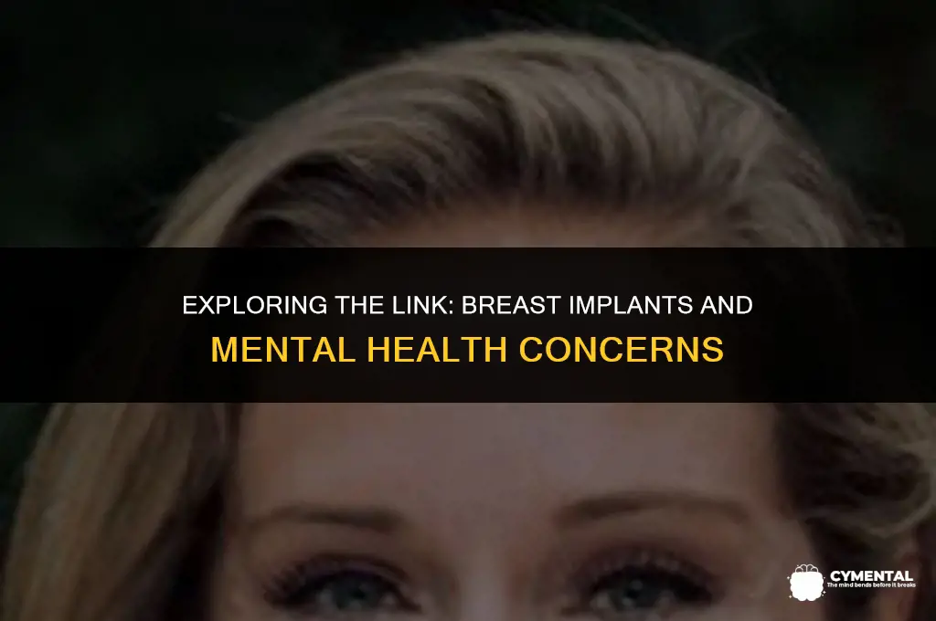can breast implants cause mental health problems