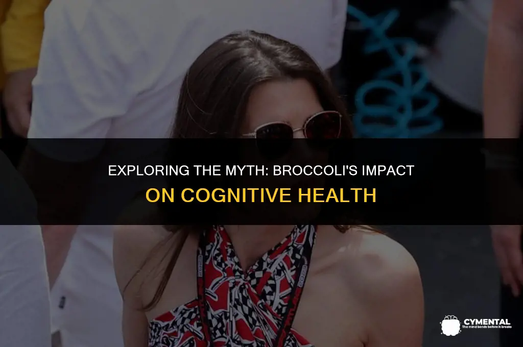 can broccoli cause mental retardation