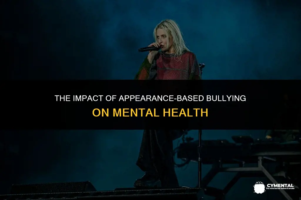 can bullying about appearances cause mental illness