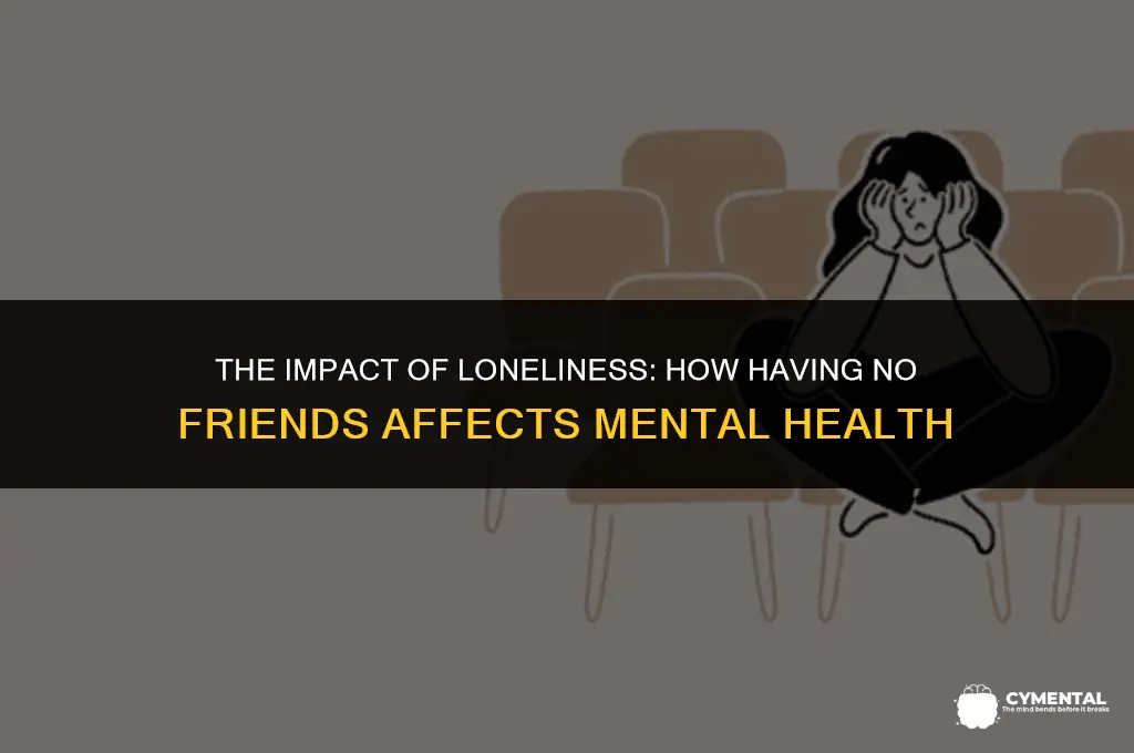 can having no friends affect your mental health