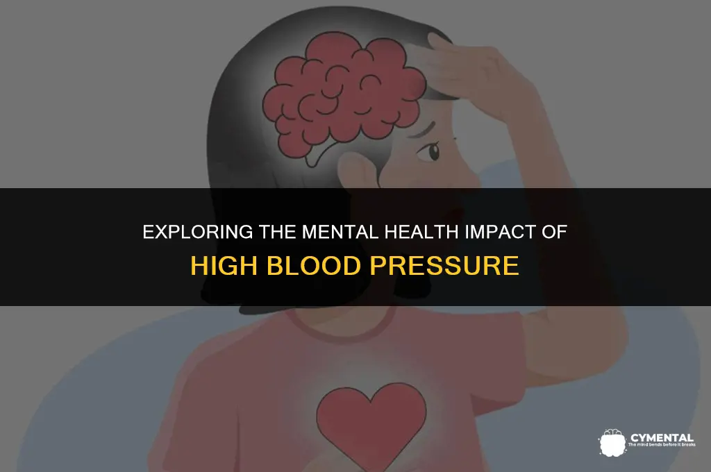 can high blood pressure affect you mentally