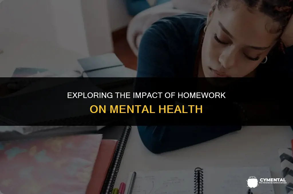 can homework affect mental health
