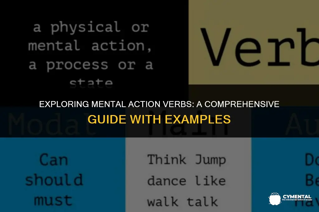 can i get an example of a mental action verb