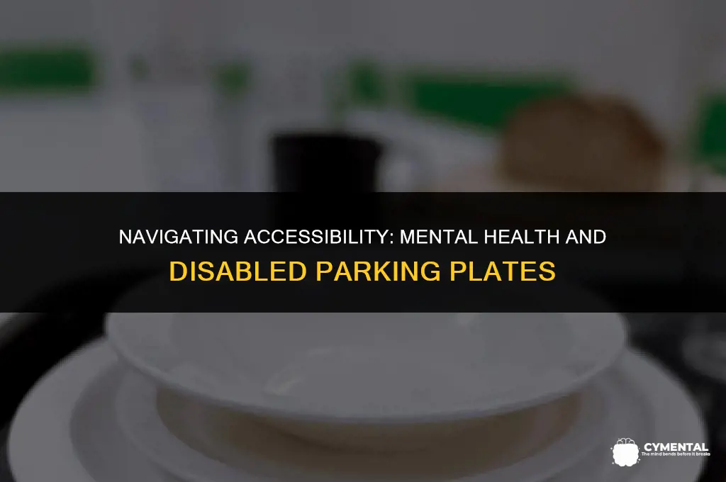 can i get disabled plates for a mental illness