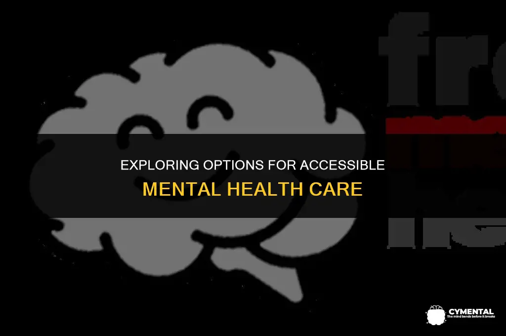 can i get free mental health care