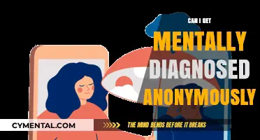 Exploring Anonymous Mental Health Diagnoses: Possibilities and Limitations