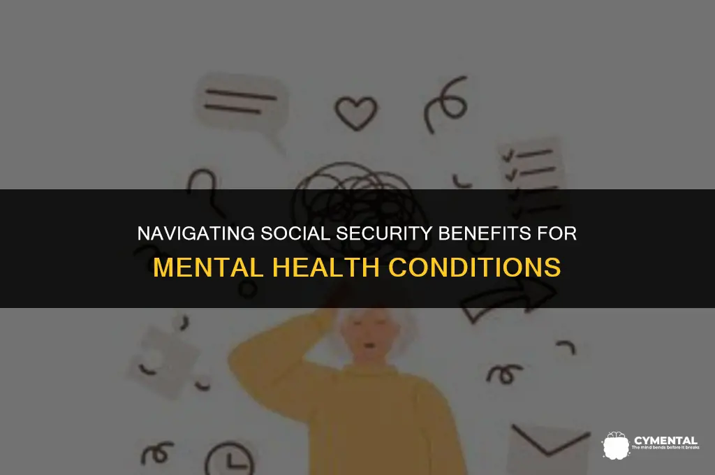can i get social security for mental health