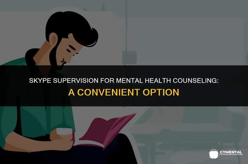 can i get supervision over skype for mental health counseling