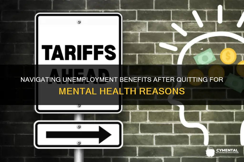 can i get unemployment if i quit for mental health