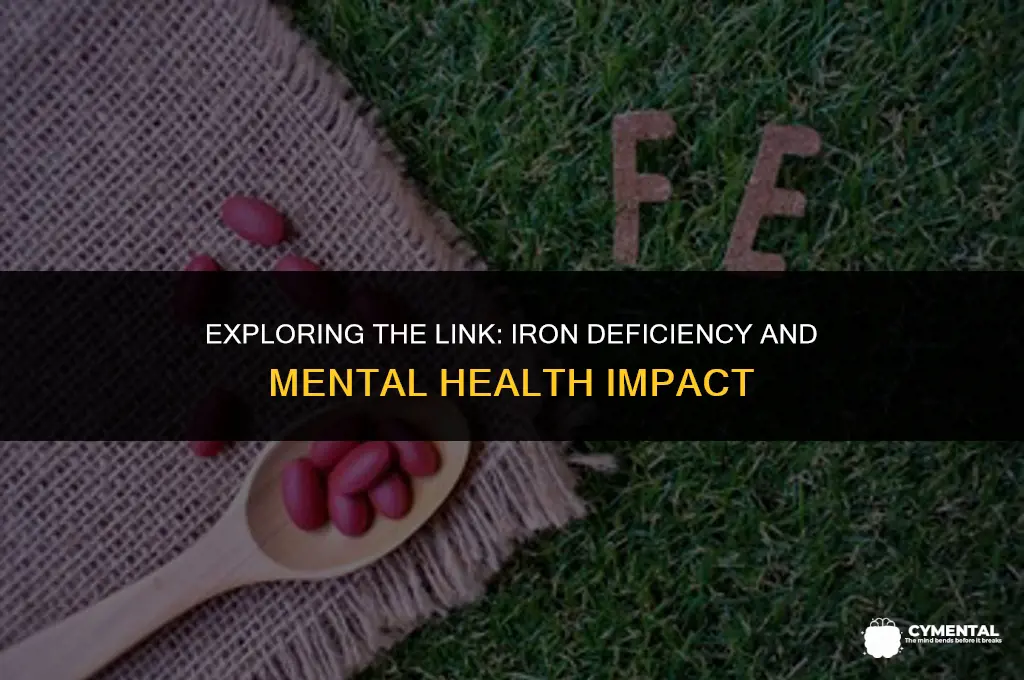 can iron deficiency affect mental health