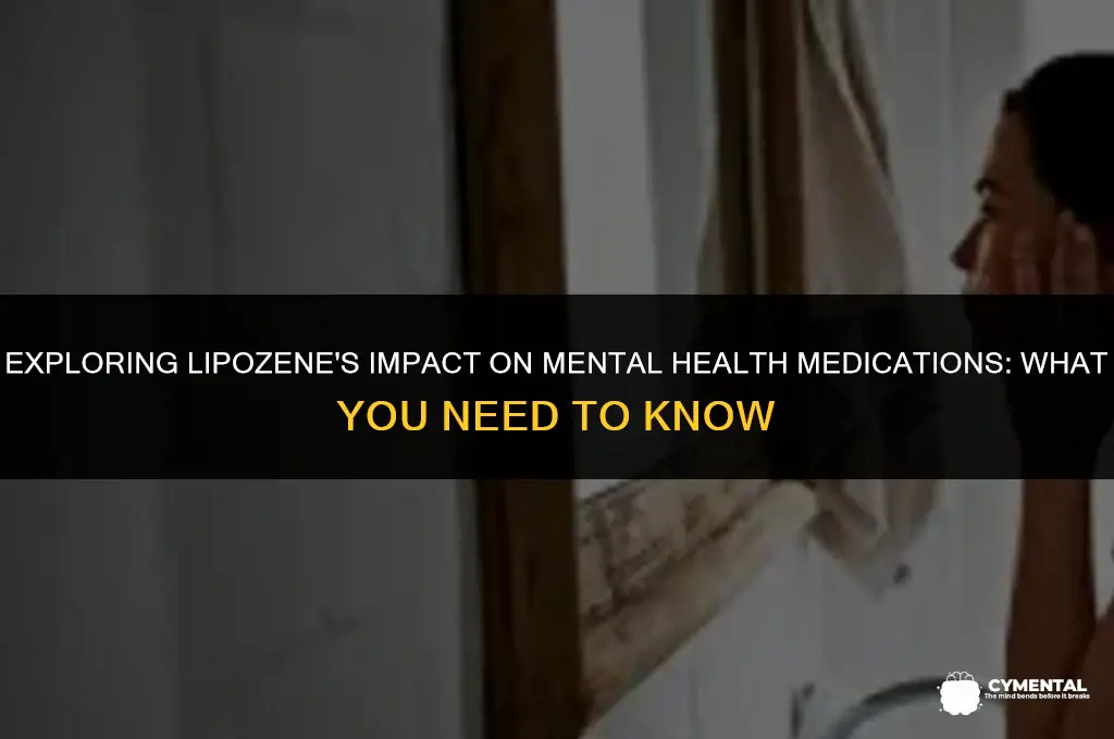can lipozene affect mental health medications