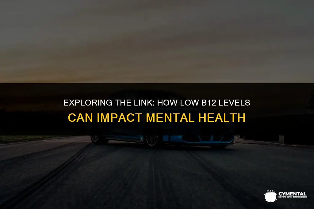 can low b12 affect mental health