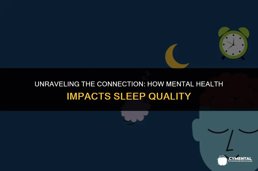 can mental health affect sleep
