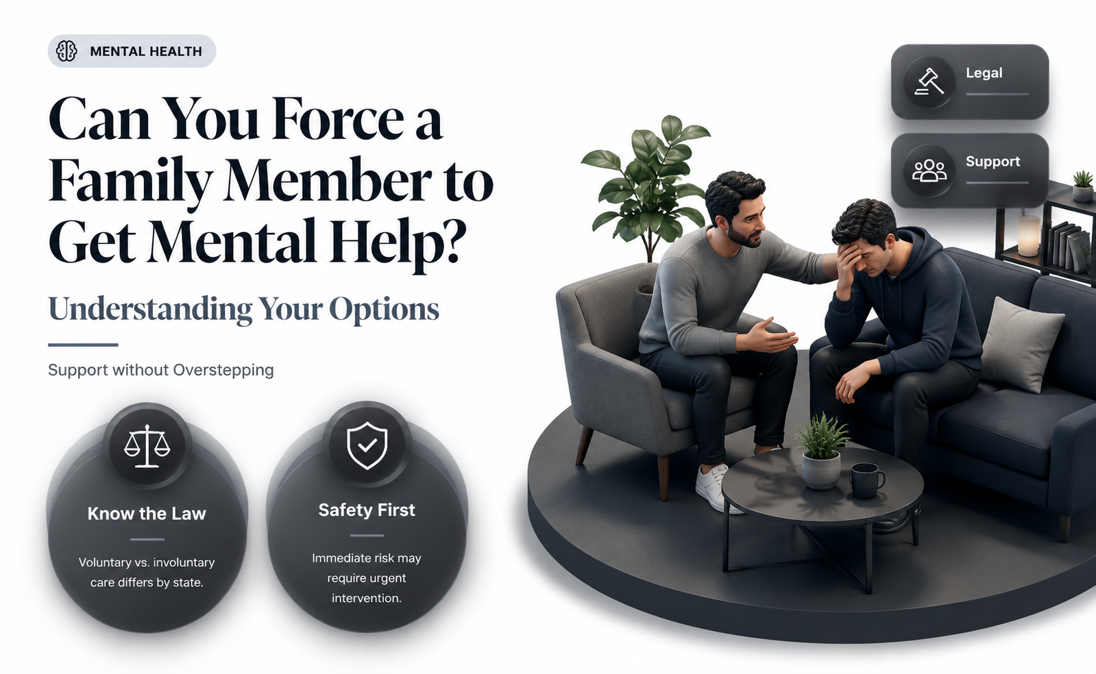 can you force a family member to get mental help