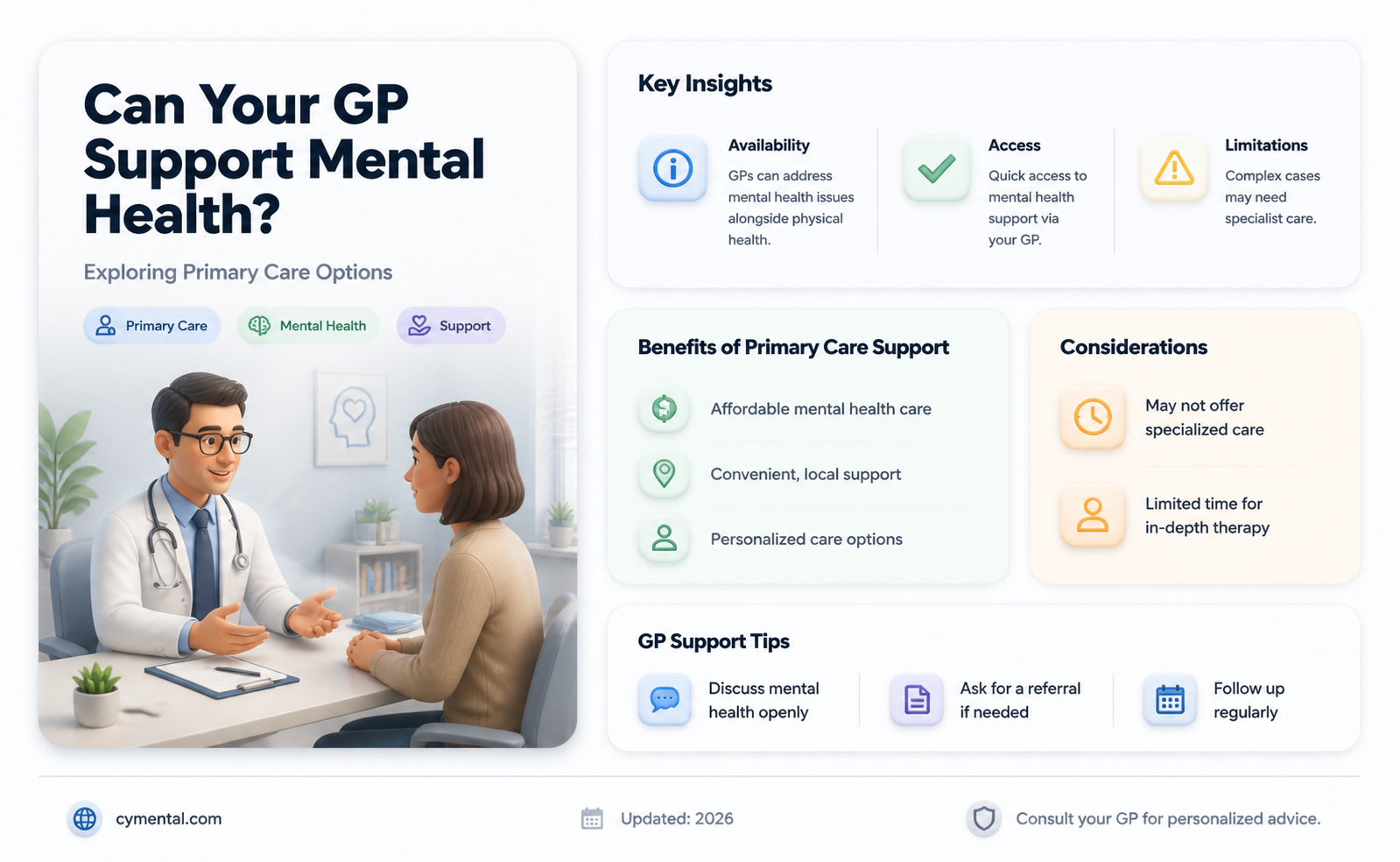 can a gp help with mental health