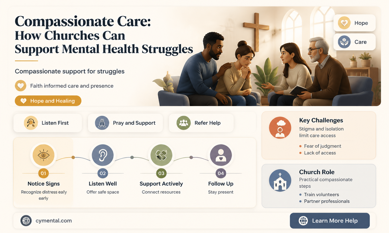 how can the church help those with mental illness