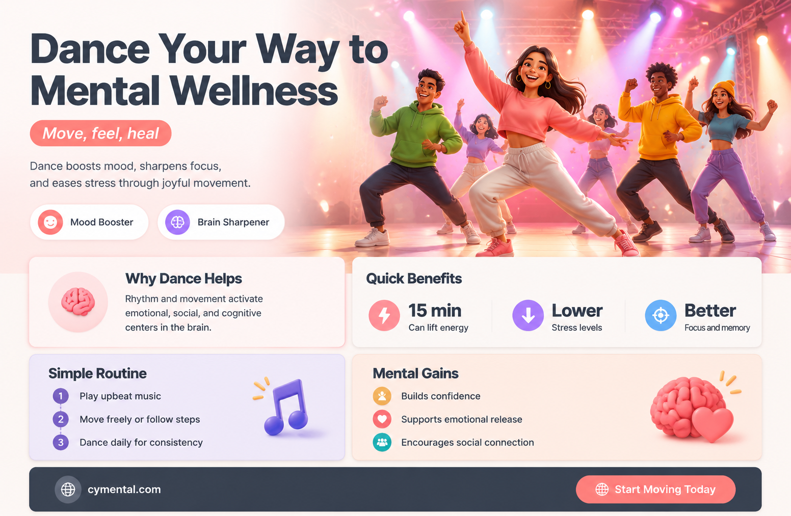 how can dance help you mentally